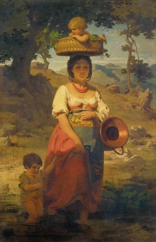 Italiana con i bambini al torrente - Kumu Kunstimuuseum, Tallinn